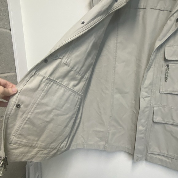 Columbia Mens Vest Sz XL ROC II Fossil Full Zip Utility Field Beige Fishing NWT - Picture 8 of 10